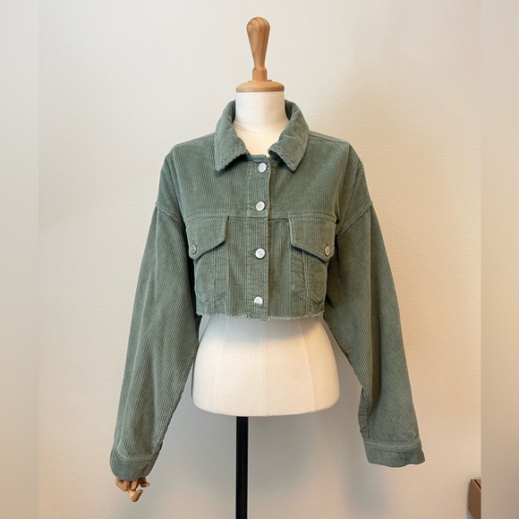 Cropped Corduroy Jacket - Picture 1 of 5